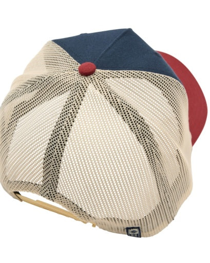 Salty Crew Bill Club Trucker in NAVY/BURGUNDY