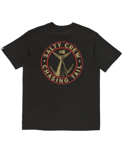 Salty Crew Tailgate Premium Ss Tee in BLACK