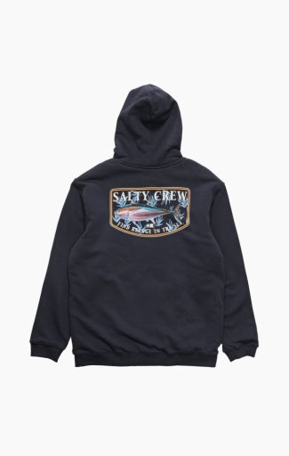 Salty Crew Big Blue Fill Fleece Zip Thru in NAVY