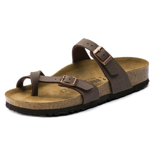 Birkenstock Mayari Mocca Birkibuc Regular in Mocca