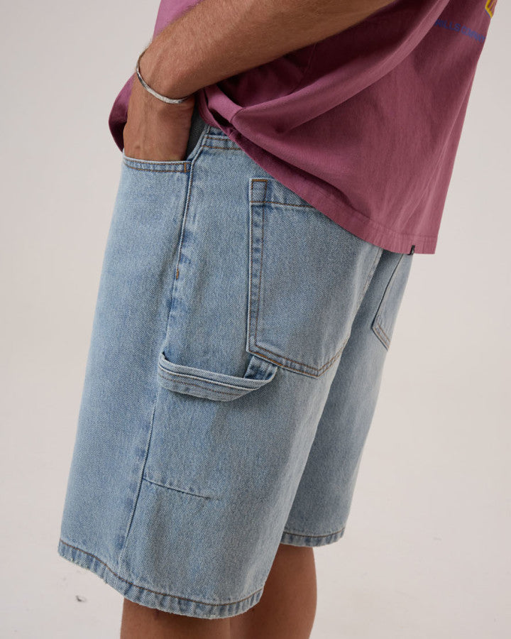 Thrills Slacker Denim Short - Dusk in Dusk