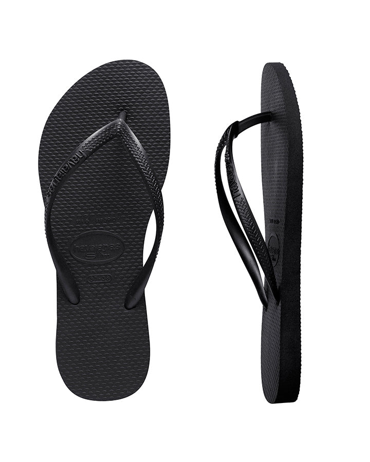 Havaianas Slim Basic Black in Black