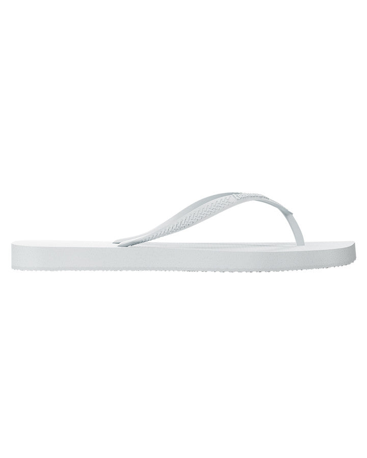 Havaianas Slim Square Solid White in White