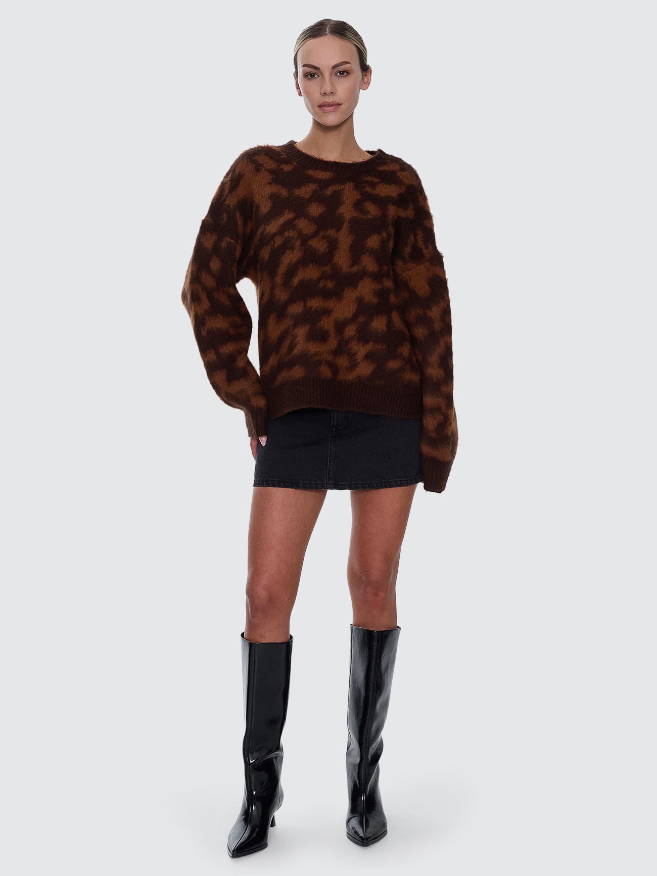 Thrills Co Smokeform Knit Sweater - Burnished Gold in Burnished Gold
