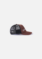 Rivvia Projects Stars Trucker Cap in BROWN BLUE