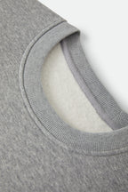 Brixton Straton Crew in HEATHER GREY