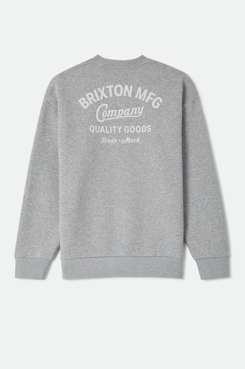 Brixton Straton Crew in HEATHER GREY