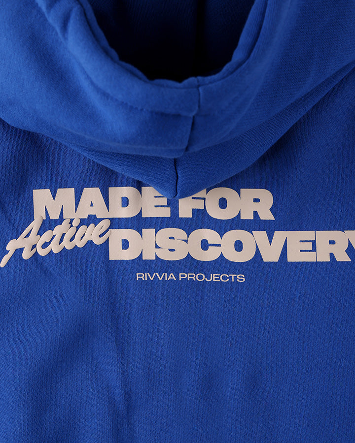 Rivvia Projects Testimony Hood in BLUE