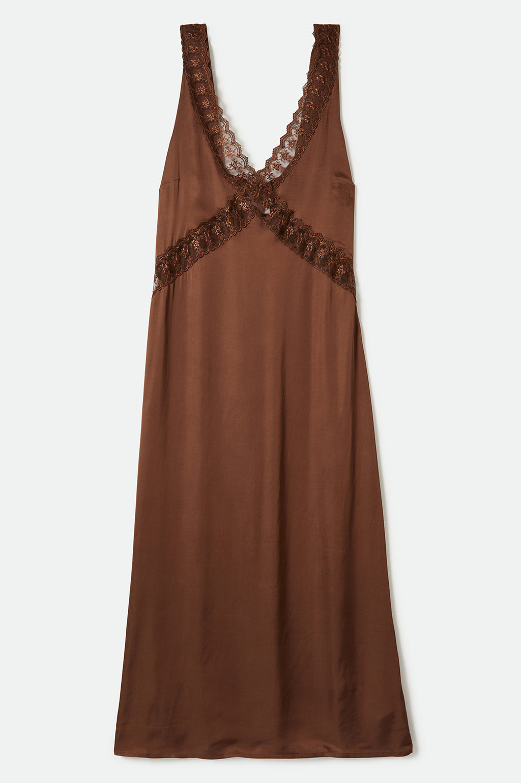 Brixton The Ridge Slip Dress in PINECONE BROWN