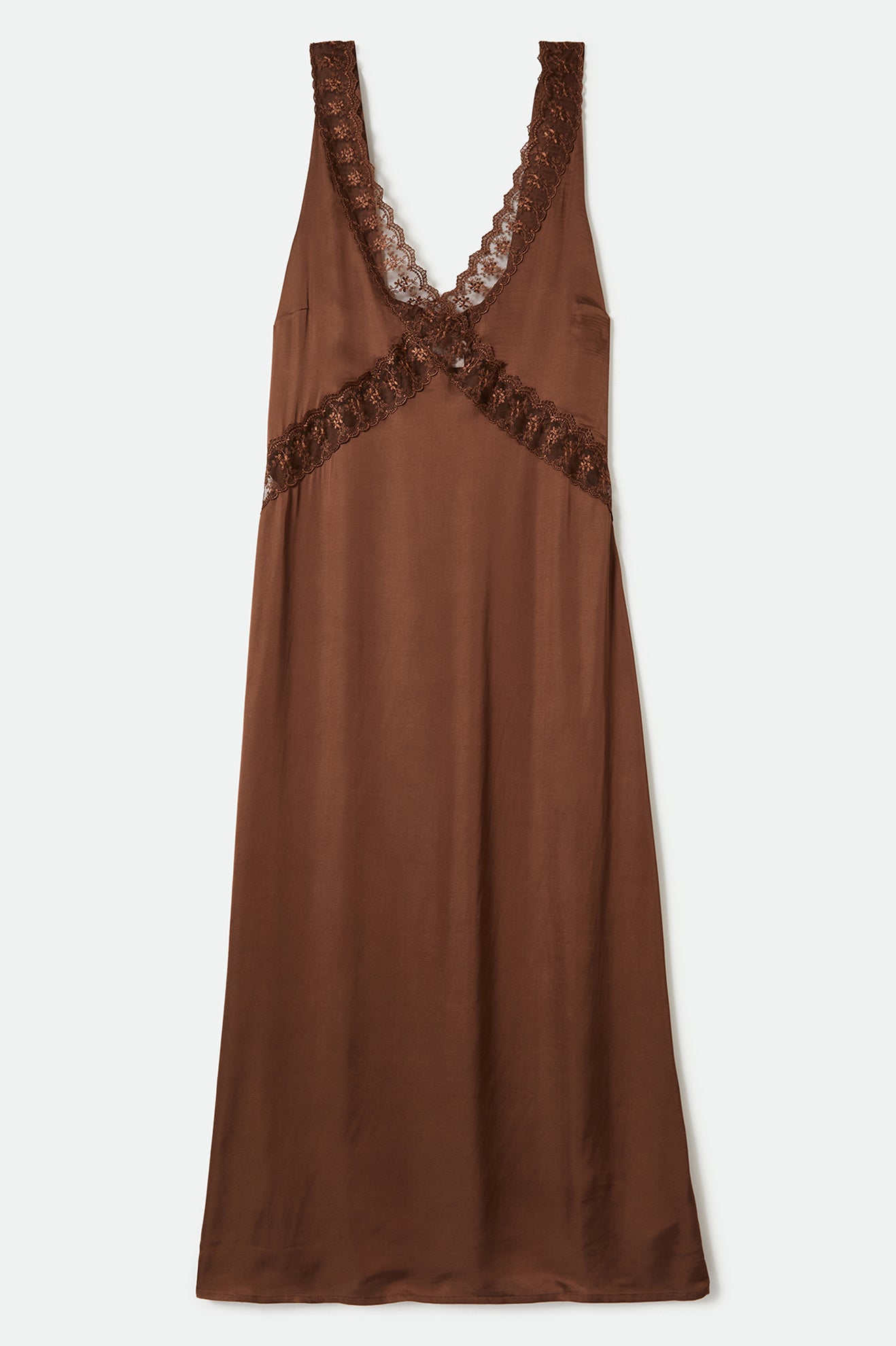 Brixton The Ridge Slip Dress in PINECONE BROWN