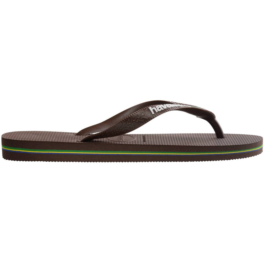Havaianas Top Brazil Logo Brown in Brown