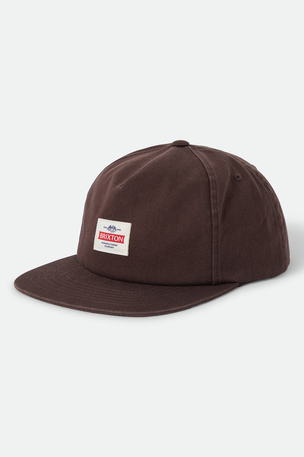 Brixton Trademark Snapback in WALNUT BROWN