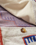 Brixton Trail Terry Cloth Trucker Jack in ELECTRONIC INDIGO PATTERN