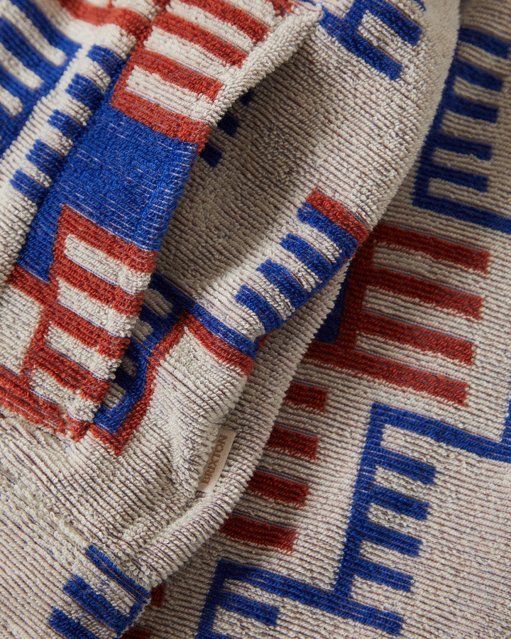 Brixton Trail Terry Cloth Trucker Jack in ELECTRONIC INDIGO PATTERN