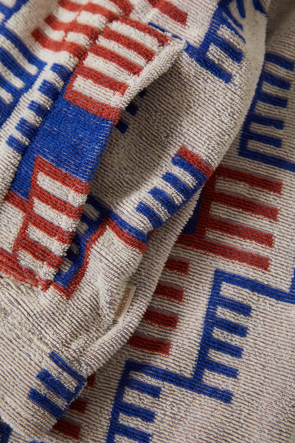Brixton Trail Terry Cloth Trucker Jack in ELECTRONIC INDIGO PATTERN