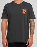 The Mad Hueys Triple Hooked Cuda | Ss Tee in VINTAGE BLACK