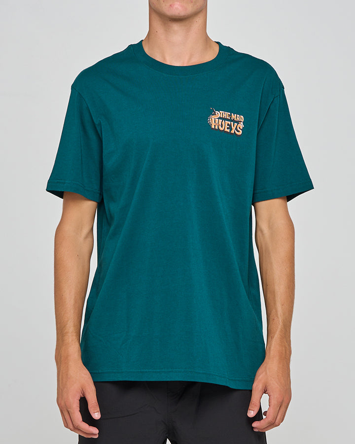 The Mad Hueys Tropic Octopissed | Ss Tee - Atlantic in ATLANTIC