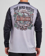 The Mad Hueys Troppo Captain | Upf 50+ Fishing Jersey in SMOKE
