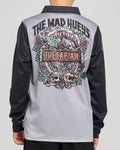 The Mad Hueys Troppo Captain | Youth Upf 50+ Fishing Jersey in SMOKE