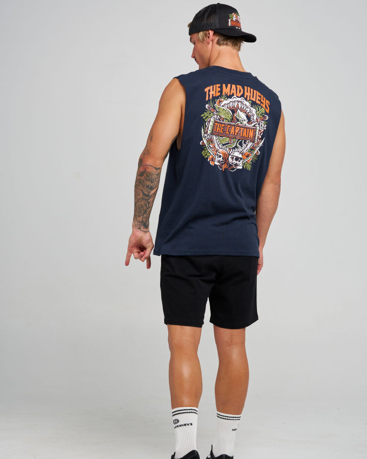 The Mad Hueys Troppo Captian | Muscle in NAVY