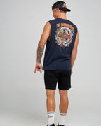 The Mad Hueys Troppo Captian | Muscle in NAVY