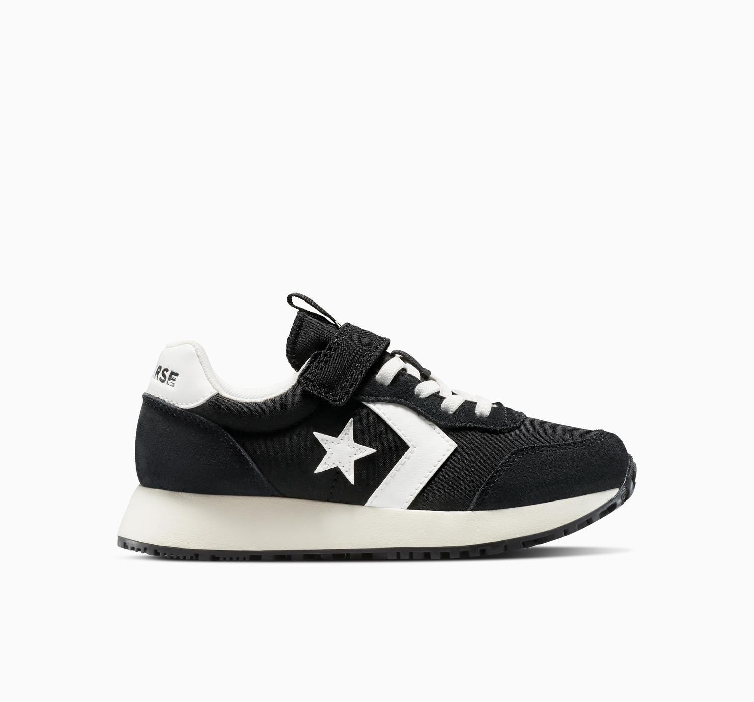 Converse Kid Omega Trainer Low Blk in Black/Vintage White/Egret