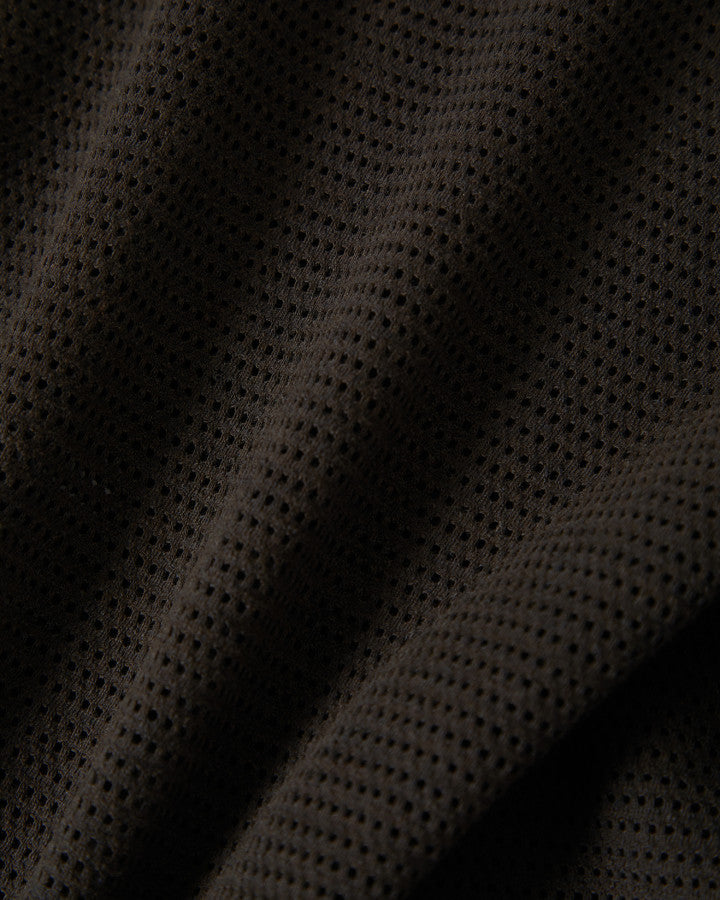 Brixton Varsity Football Mesh Tee in WASHED BLACK