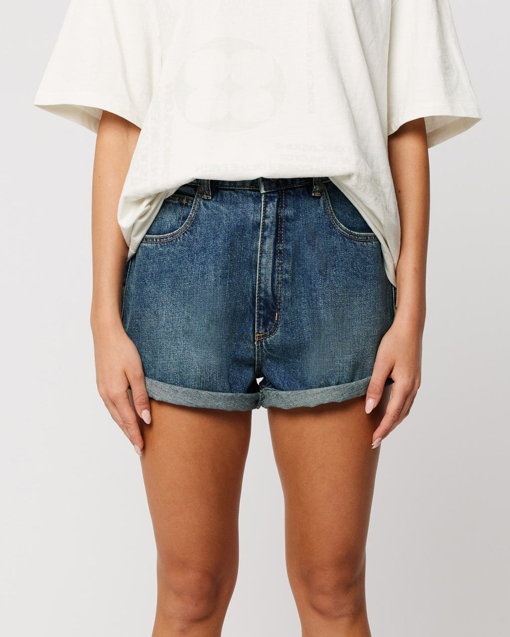 Abrand Jeans Venice Short Andy Turn Up in ANDY