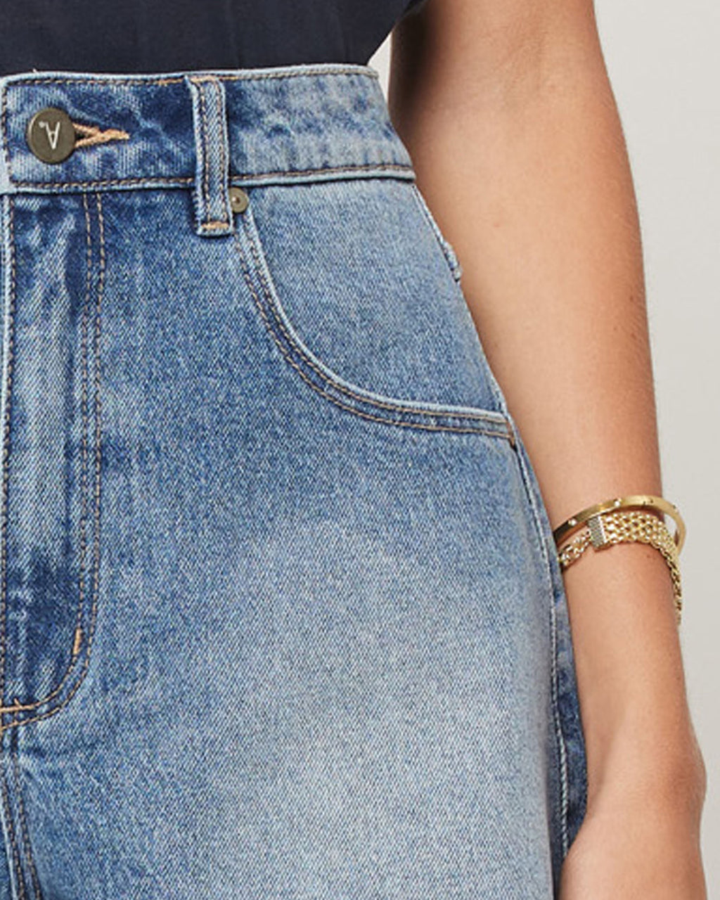 Abrand Jeans Venice Short Paloma in PALOMA