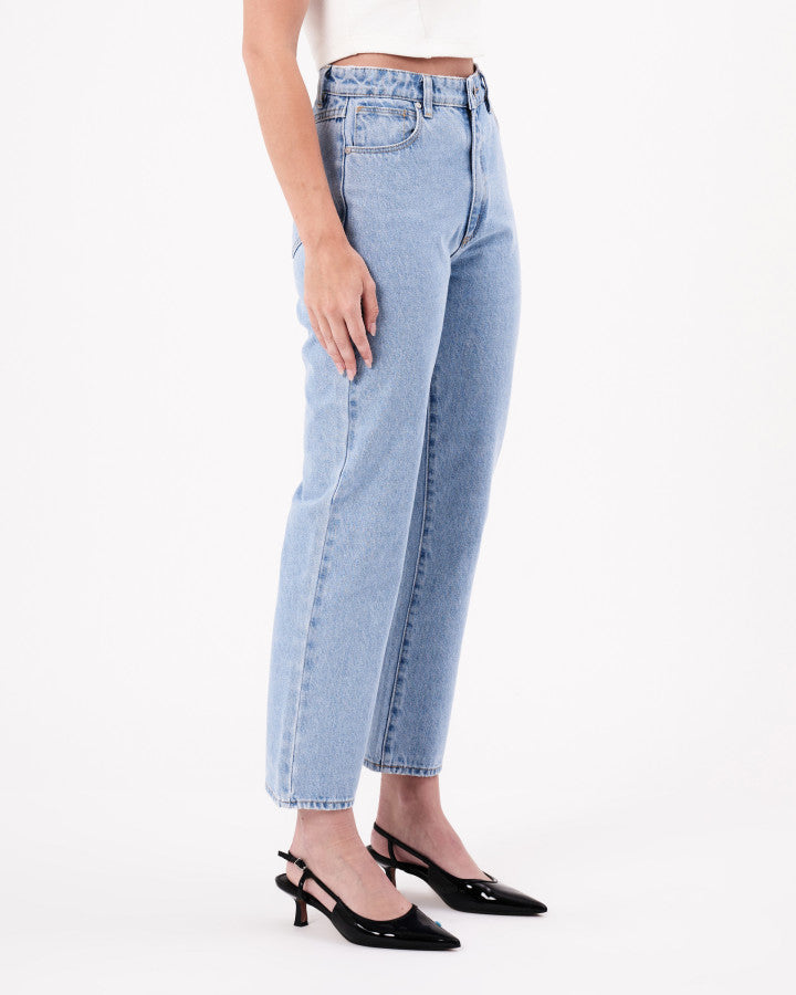 Abrand Jeans Venice Straight Kendall in LIGHT VINTAGE BLUE