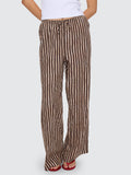 Thrills Co Watercolour Kira Relaxed Pant - Cocoa in Cocoa