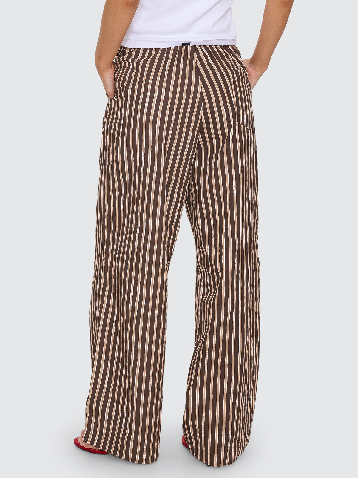 Thrills Co Watercolour Kira Relaxed Pant - Cocoa in Cocoa