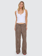 Thrills Co Watercolour Kira Relaxed Pant - Cocoa in Cocoa