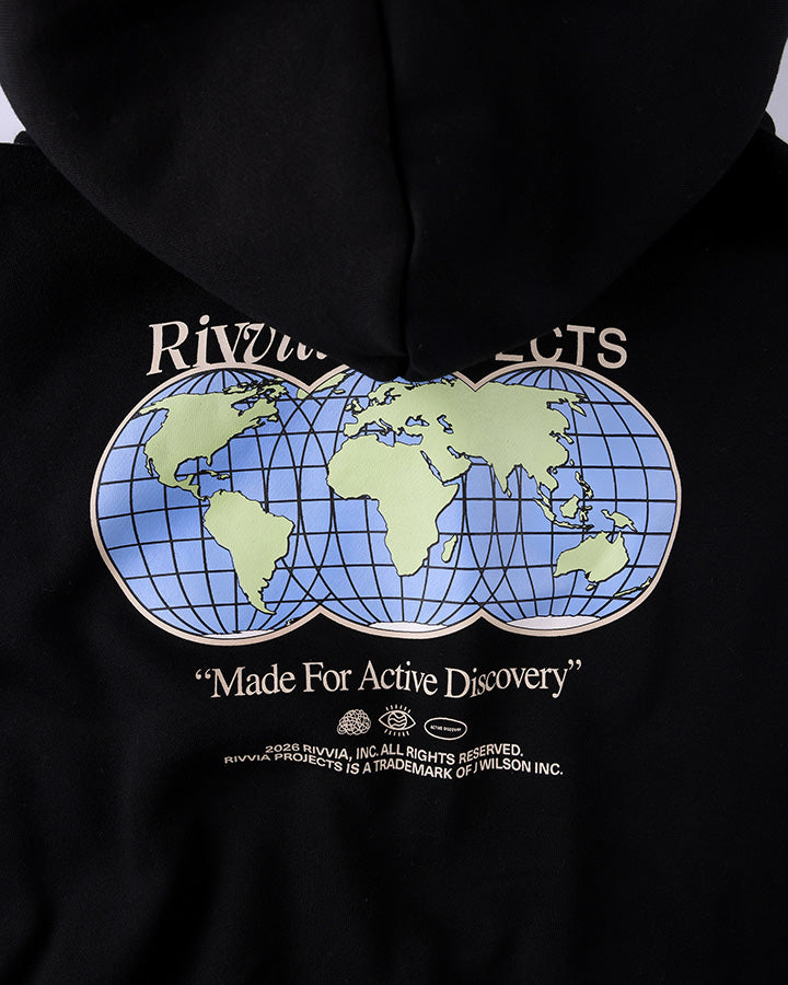 Rivvia Projects World Connection Hood in BLACK