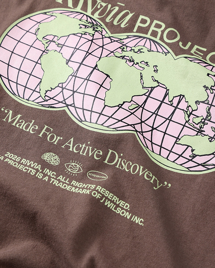 Rivvia Projects World Connection T-Shirt in BROWN