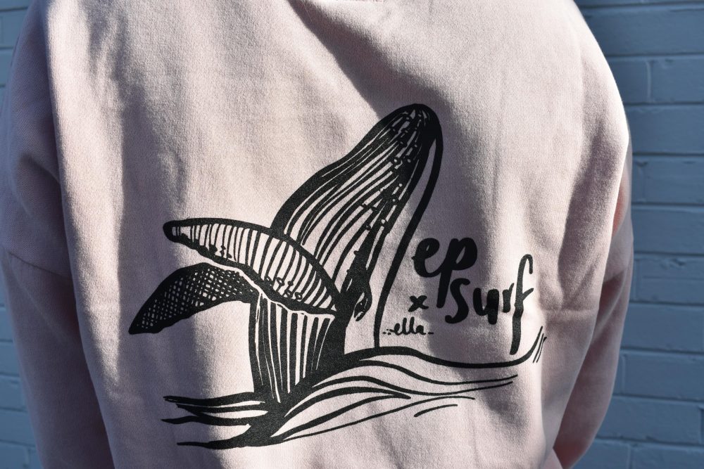EPCWELWHAL Potpourri/black Ep Surf Ep Crew W Ella Whale Womens Jumpers & Crews Clothing Clothing