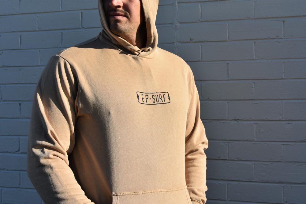 EPHMSIGNS Khaki/black Ep Surf Ep Hoody M Signs Mens Jumpers & Crews Clothing Clothing