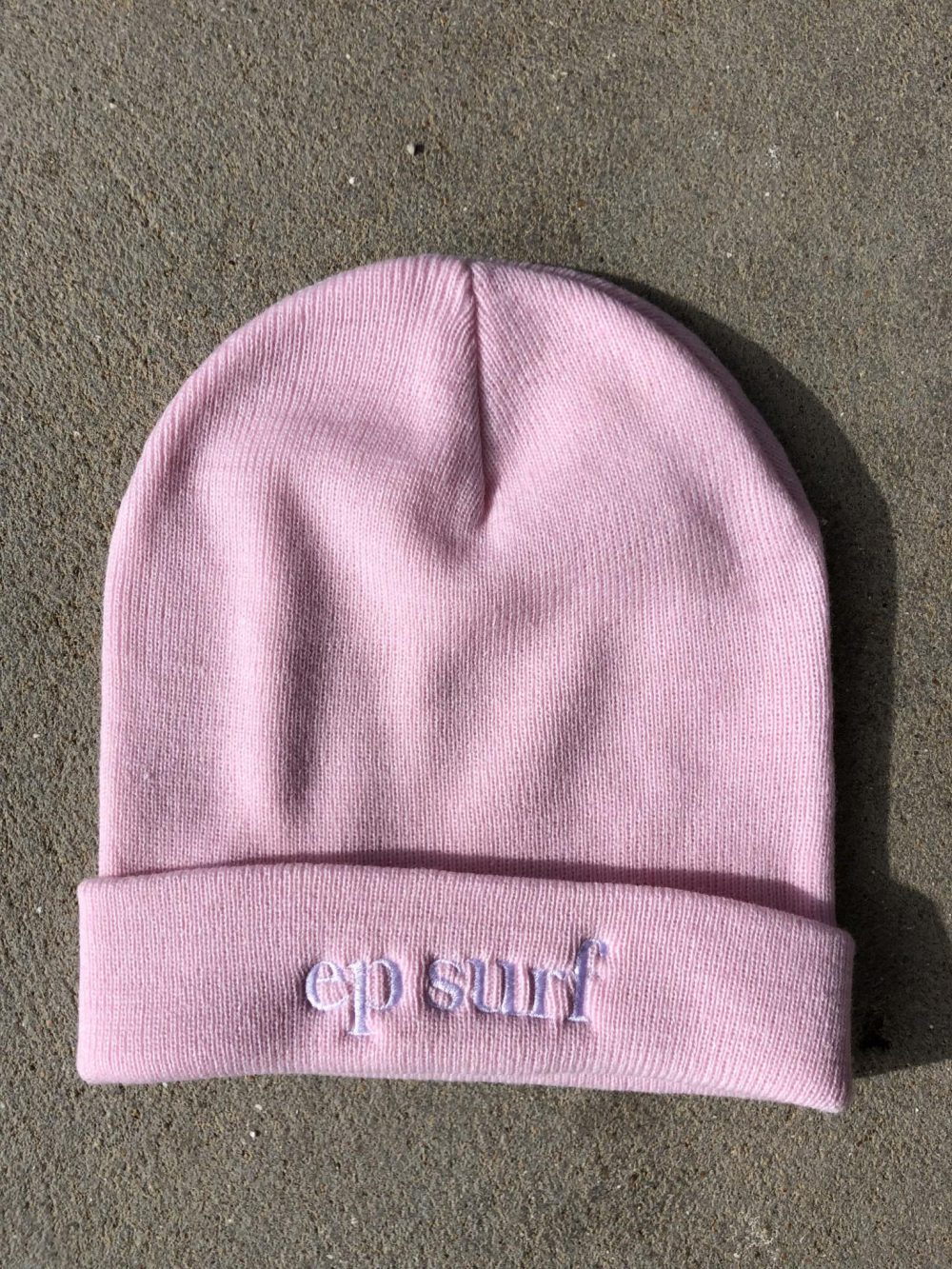 EPBCORE Pink/white Ep Surf Ep Beanie Core Generic Beanies Accessories Accessories