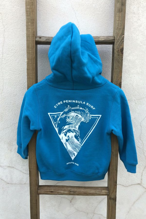 EPHKNEL Azure/white Ep Surf Ep Hoody K Nellie Groms Jumpers & Crews Clothing Clothing